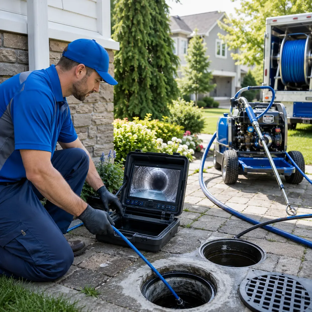 Outdoor drain cleaning professionals serving Nineveh, IN